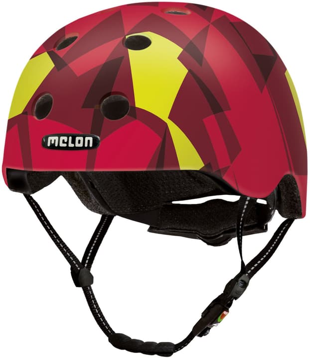 Melon Mosaique Velohelm rot von Melon