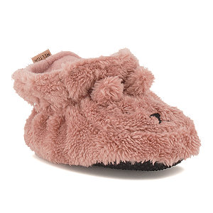 Melton Mädchen Slipper Rosa von Melton