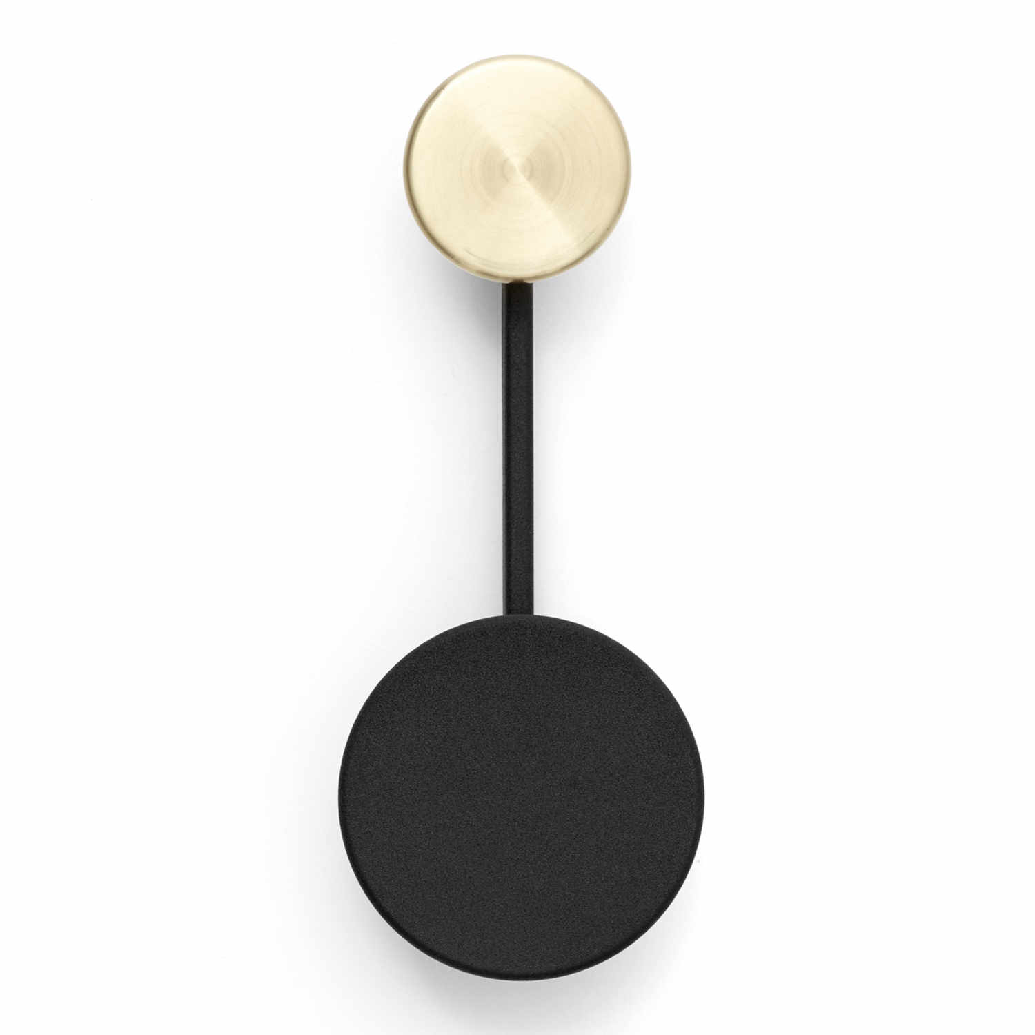 Afteroom Coat Hanger Small Wandgarderobe, Farbe schwarz / messing Afteroom Coat Hanger Small Wandgarderobe, Farbe schwarz / messing von Audo Copenhagen