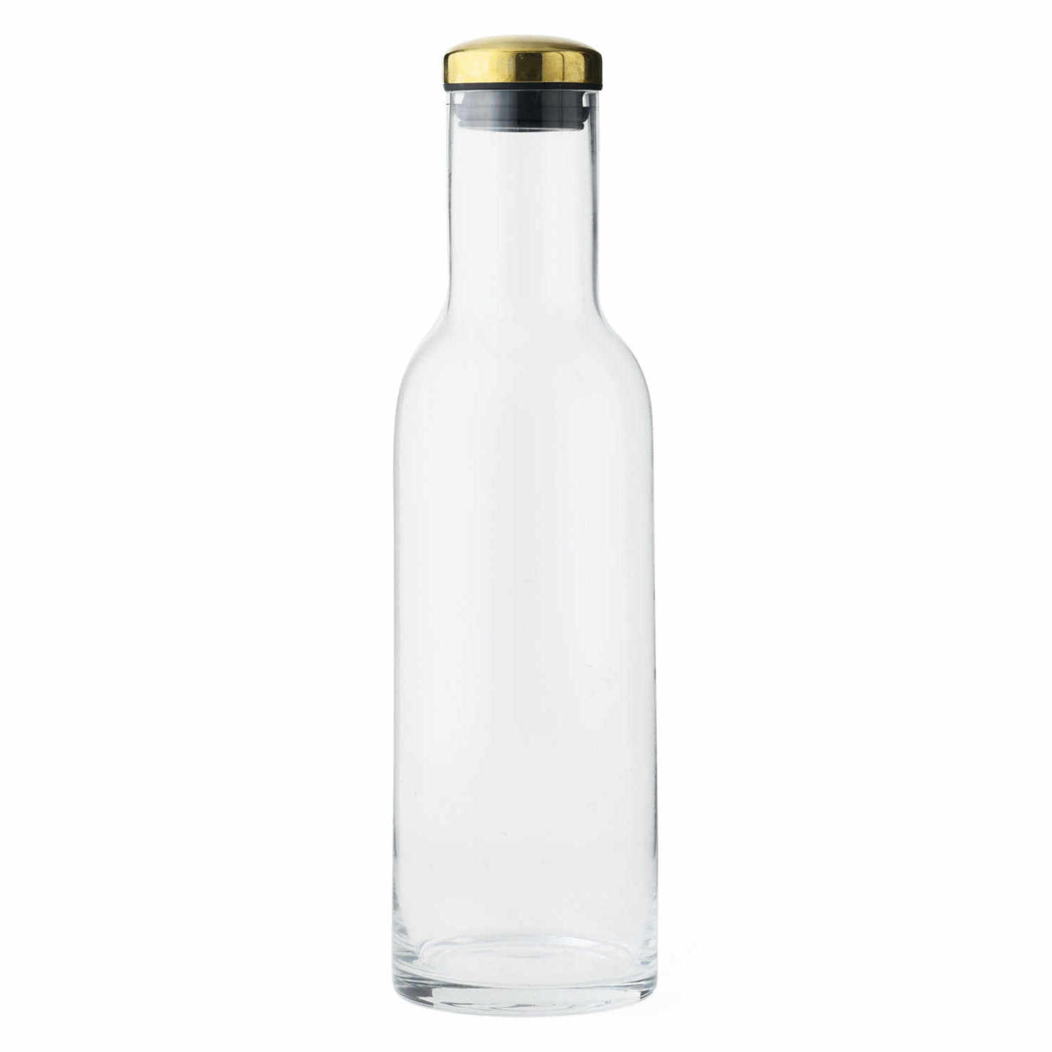 Bottle Wasserkaraffe 1 Liter, Deckel messing von Audo Copenhagen