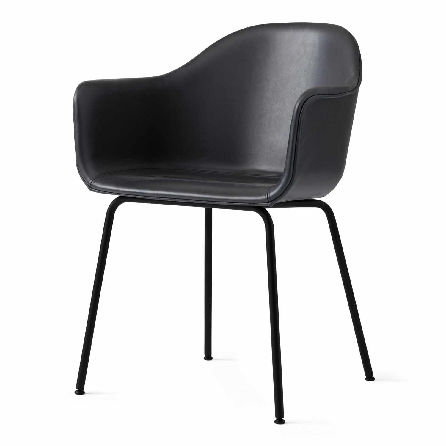 Harbour Chair Black Lederstuhl von Audo Copenhagen