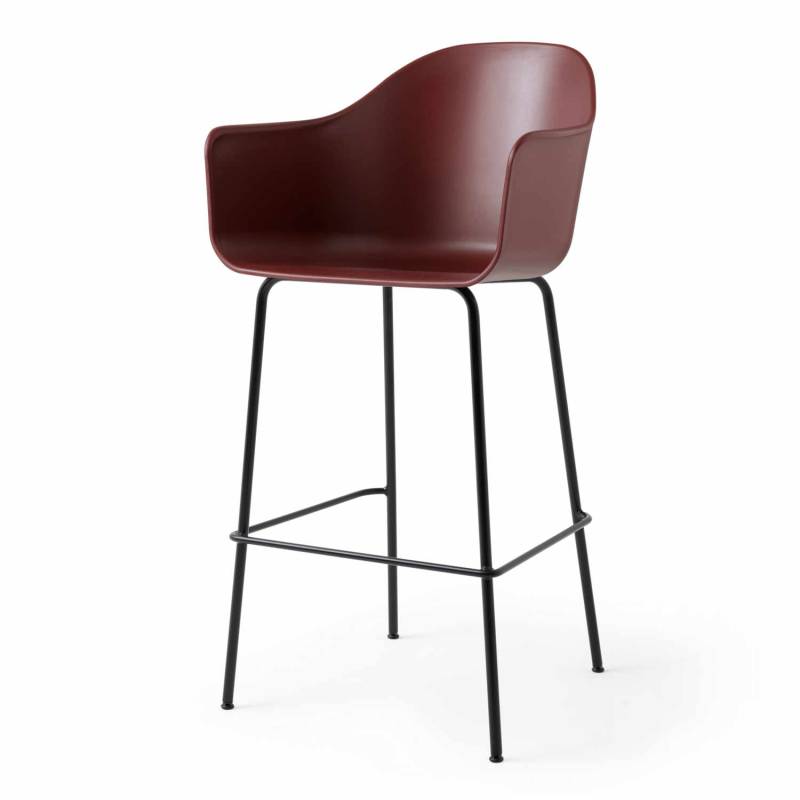 Harbour Counter Chair Barstuhl, Sitzschale burned red von Audo Copenhagen