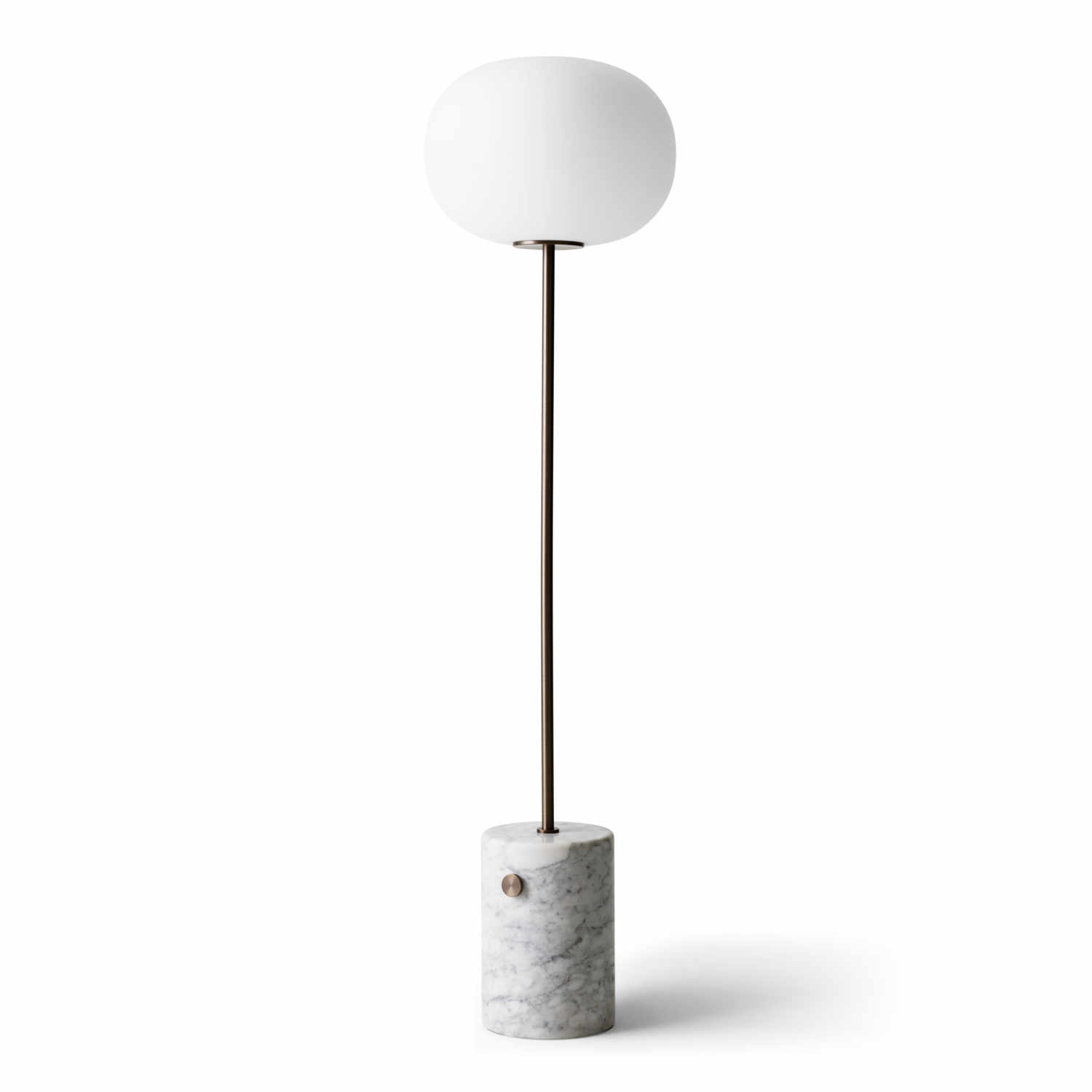 JWDA Floor Lamp Stehleuchte, Ausführung marmor carrara - messing bronziert JWDA Floor Lamp Stehleuchte, Ausführung marmor carrara - messing bronziert von Audo Copenhagen