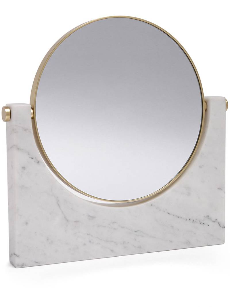 Audo Pepe marble mirror - White von Audo