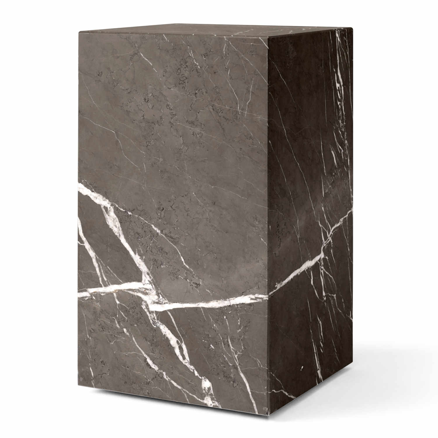 Plinth Couchtisch, Grösse b.30 x t.30 x h.51 cm, Marmor grey kendzo marble Plinth Couchtisch, Grösse b.30 x t.30 x h.51 cm, Marmor grey kendzo marble von Audo Copenhagen