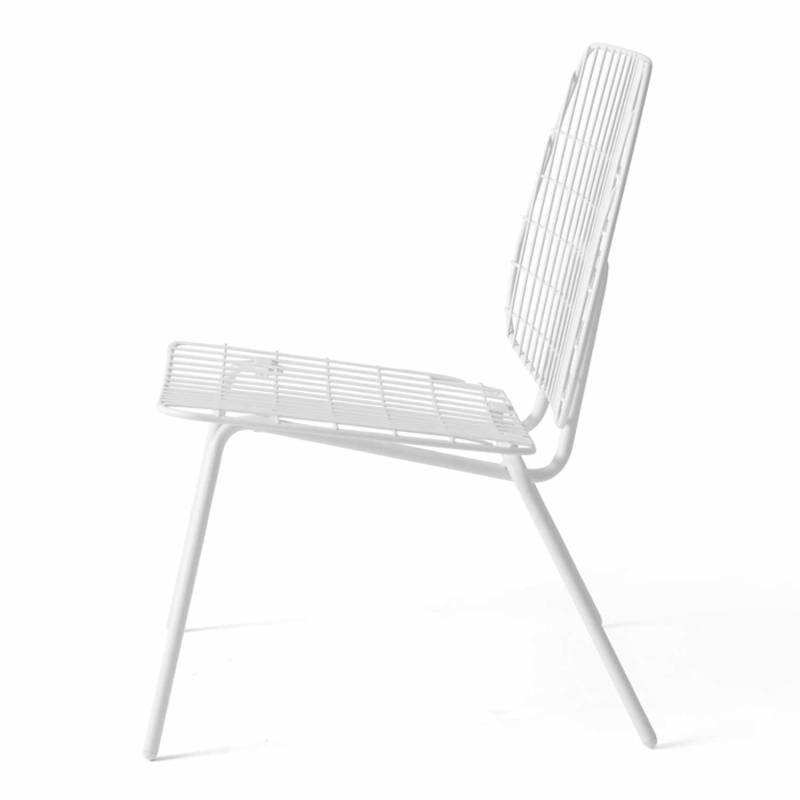 WM String Lounge Chair Sessel, Farbe weiss von Audo Copenhagen