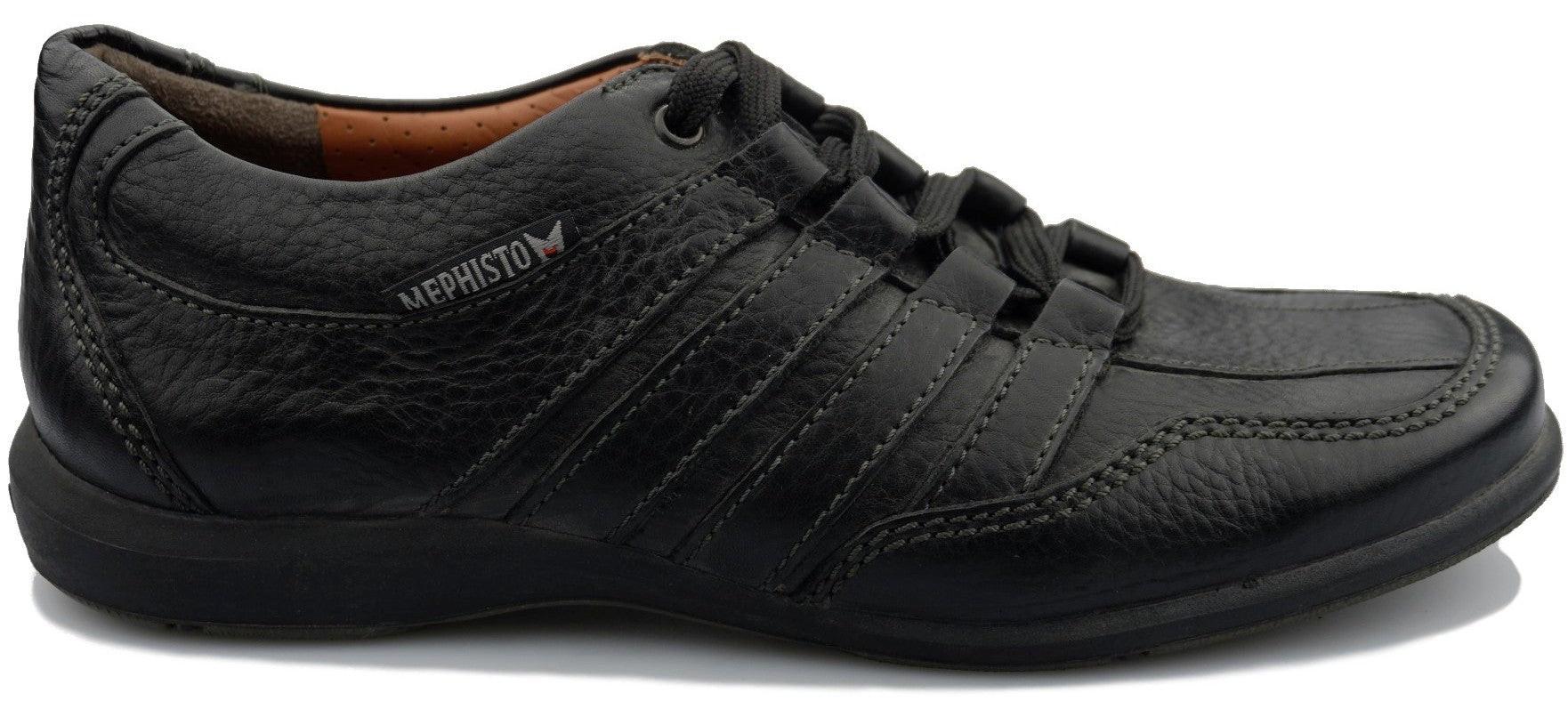 Bolton - Leder Sneaker Herren Schwarz 45 von Mephisto