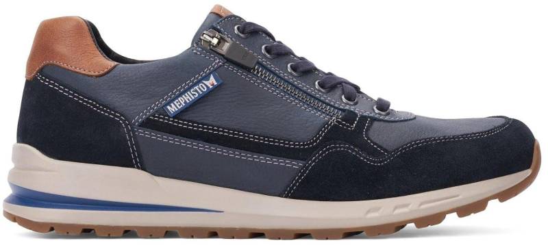 Bradley - Leder Sneaker Herren Blau 42 von Mephisto