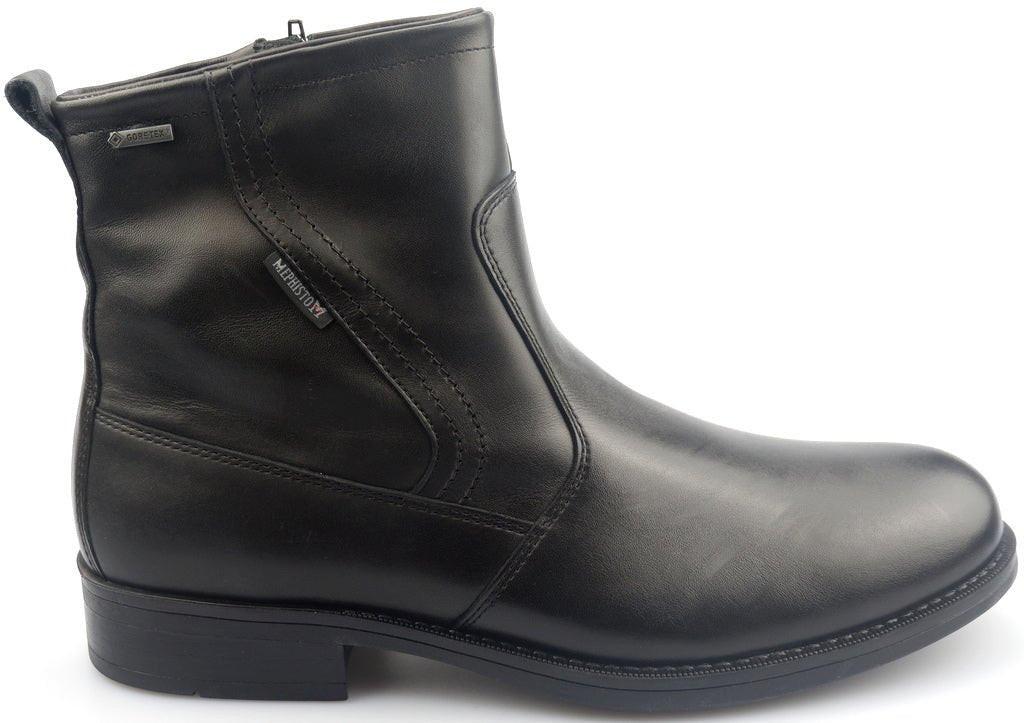 Damien - Leder Stiefelette Herren Schwarz 40 von Mephisto