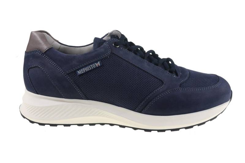 Doyle - Nubuk Sneaker Herren Blau 40.5 von Mephisto