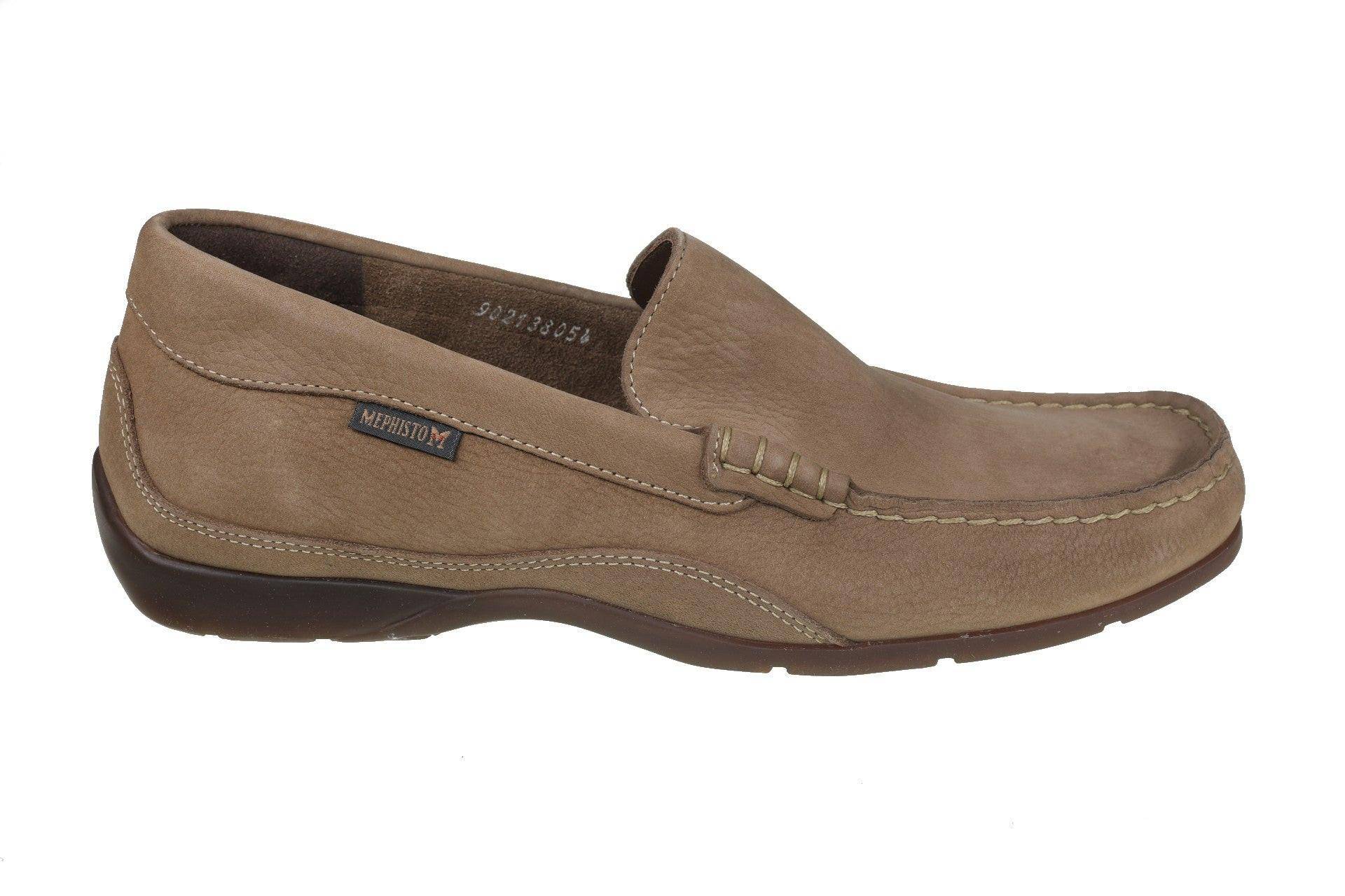 Edesio - Nubuk Loafer Herren Beige 40.5 von Mephisto