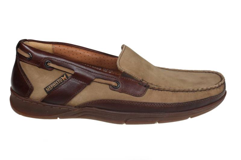 Fenton - Nubuk Loafer Herren Braun 40 von Mephisto