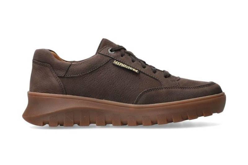 Flynn - Nubuk Sneaker Herren Braun 39 von Mephisto