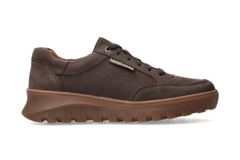 Flynn - Nubuk Sneaker Herren Braun 42 von Mephisto