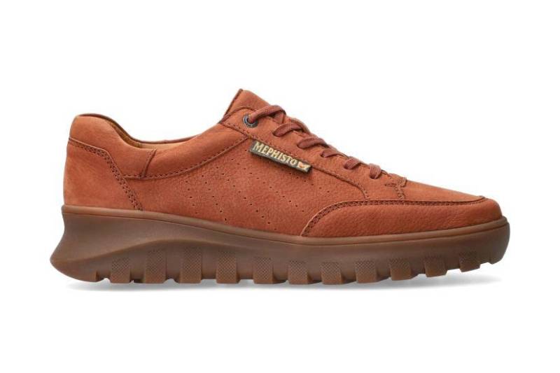 Flynn - Nubuk Sneaker Herren Orange 40 von Mephisto