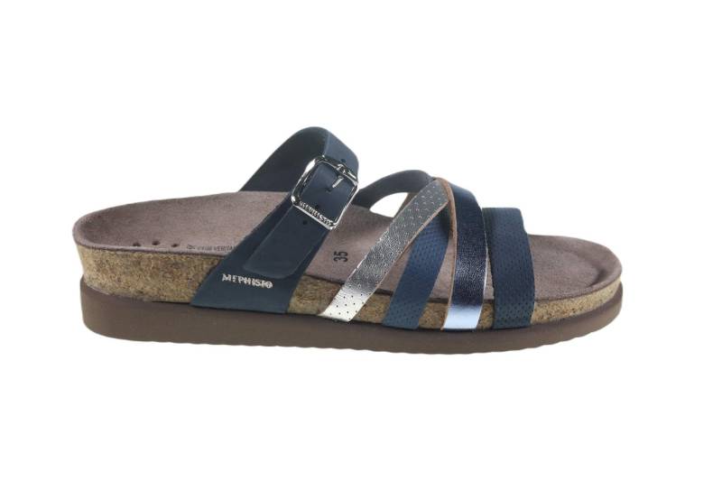 Huleda - Leder Sandale Damen Blau 37 von Mephisto