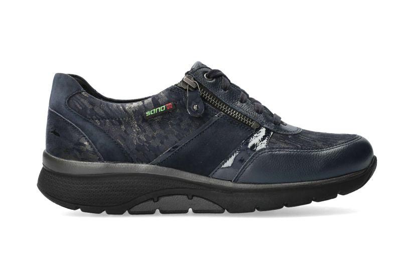 Izae - Leder Sneaker Damen Blau 36 von Mephisto