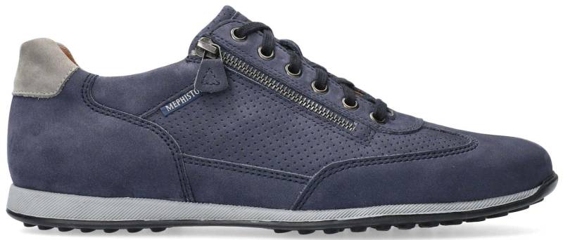 Leon - Nubuk Sneaker Herren Blau 46.5 von Mephisto