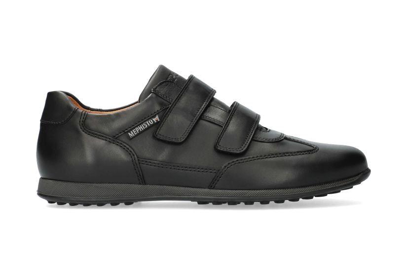 Lorens - Leder Klettschuh Herren Schwarz 46 von Mephisto