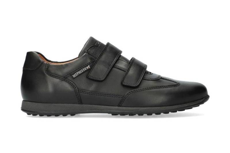 Lorens - Leder Klettschuh Herren Schwarz 46.5 von Mephisto