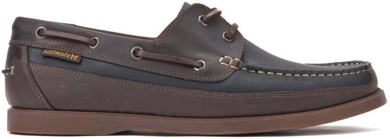 Boating - Leder Schnürschuh Herren Schwarz 42 von Mephisto