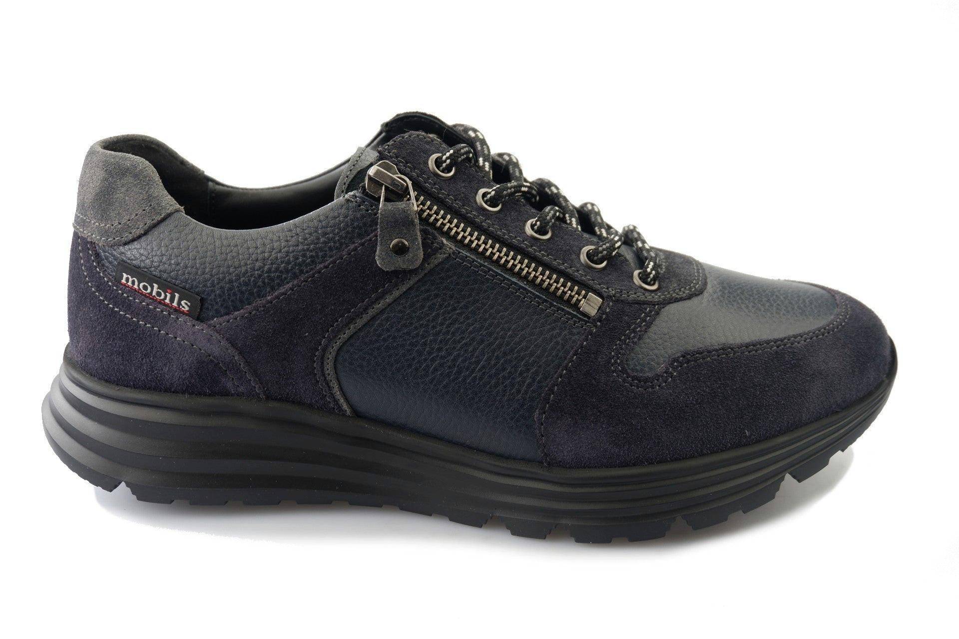 Brayan - Leder Sneaker Herren Blau 40 von Mephisto