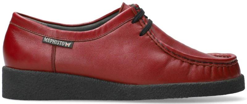 Christy - Leder Schnürschuh Damen Rot 35.5 von Mephisto