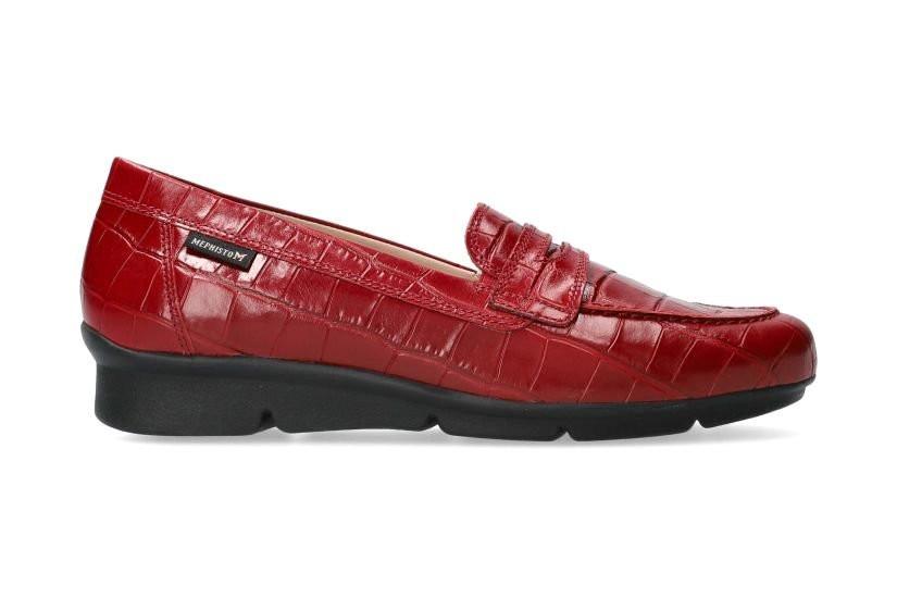 Diva - Leder Mokassin Damen Rot 40.5 von Mephisto