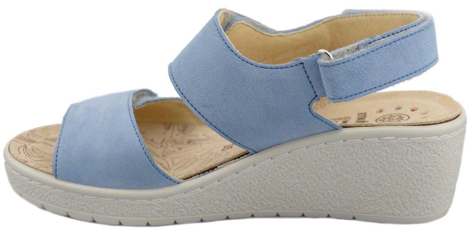 Pam Spark - Wildleder Sandale Damen Blau 37 von Mephisto