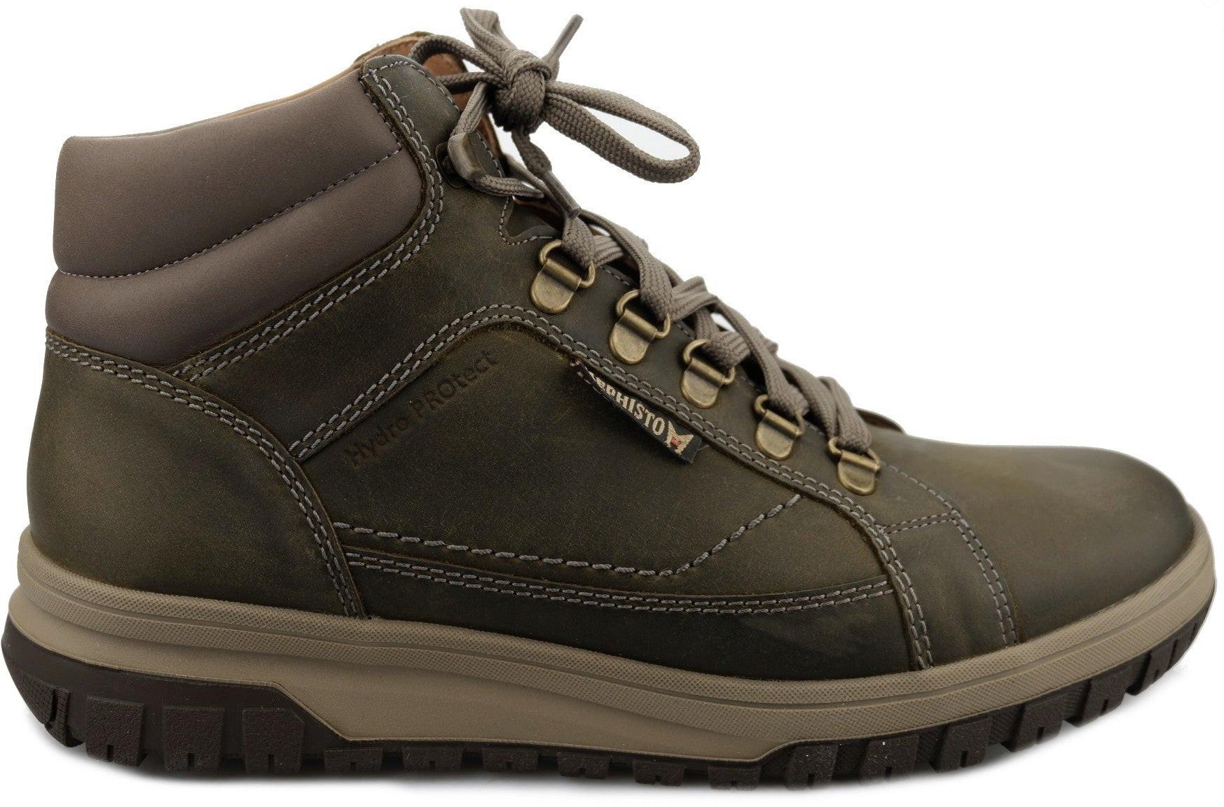 Pitt - Leder Stiefelette Herren Grau 40 von Mephisto