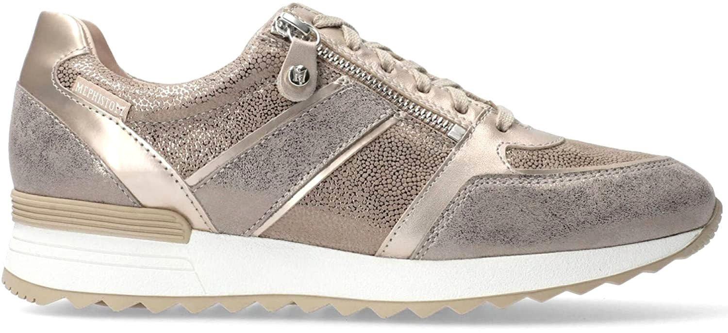 Toscana - Leder Sneaker Damen Khaki 37 von Mephisto