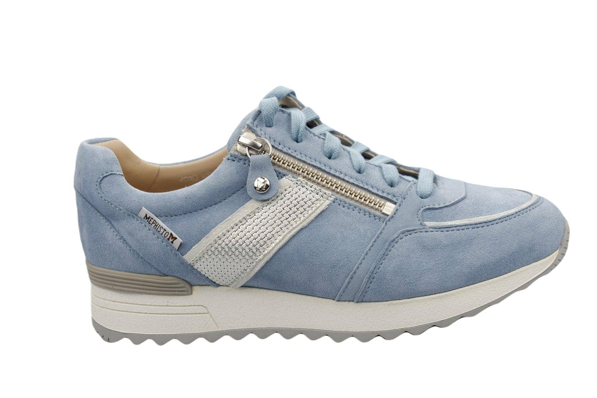 Toscana - Wildleder Sneaker Damen Blau 37 von Mephisto