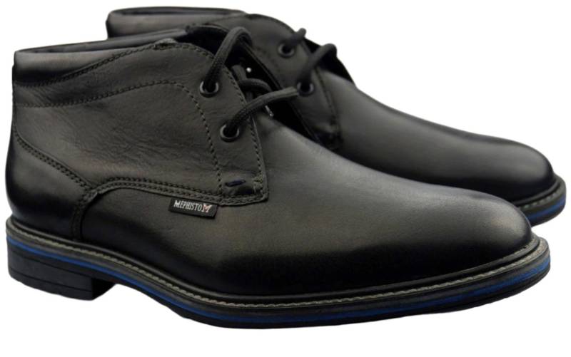 Walfred - Leder Stiefelette Herren Schwarz 46 von Mephisto