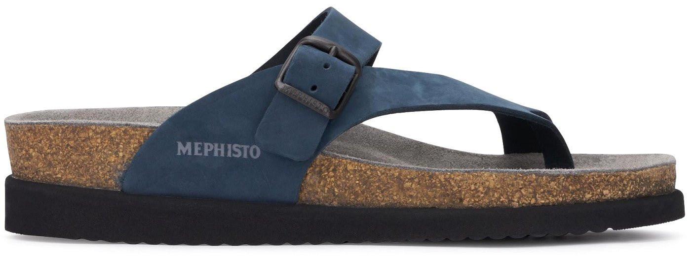 Helen - Nubuk Sandale Damen Blau 36 von Mephisto