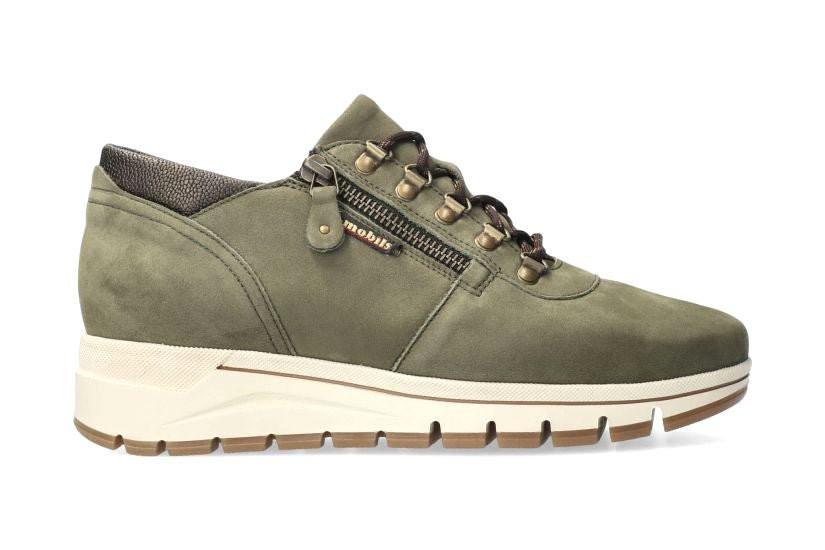 Gwenn - Nubuk Sneaker Damen Grün 38 von Mephisto