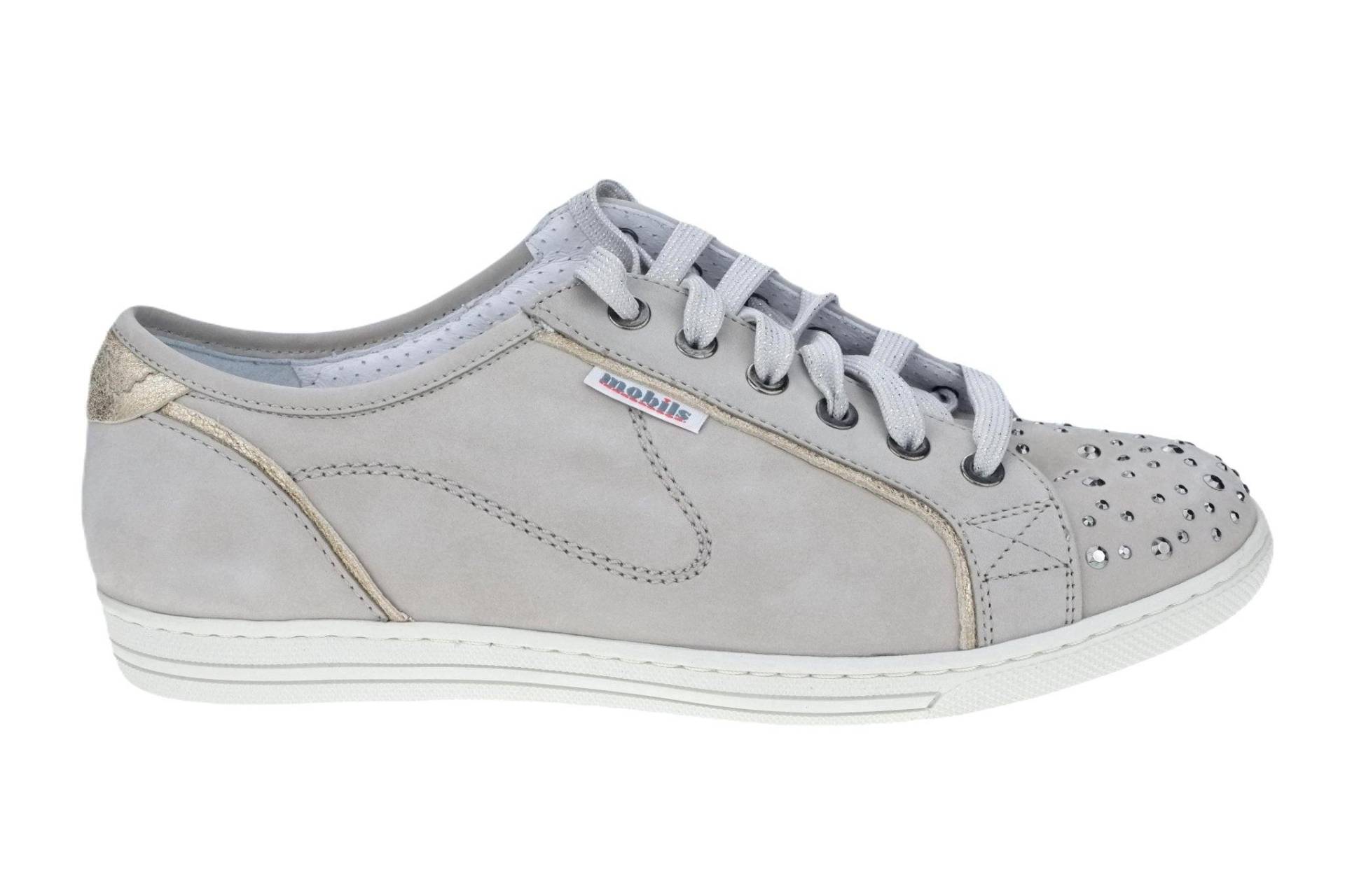 Holda Sand - Nubuk Sneaker Damen Grau 38.5 von Mephisto