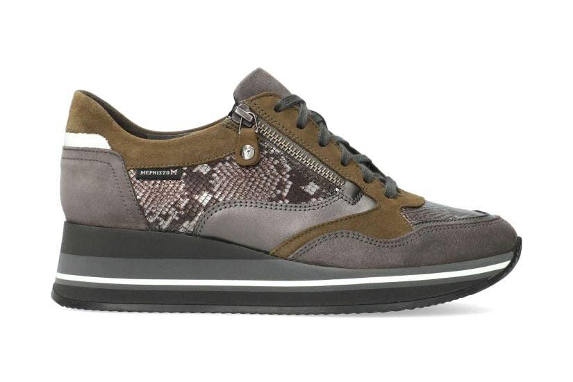 Olimpia - Leder Sneaker Damen Grau 39 von Mephisto