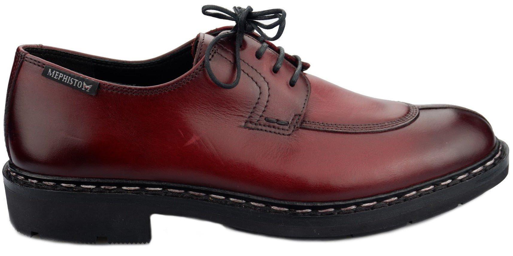 Sandro - Leder Schnürschuh Herren Rot 40.5 von Mephisto