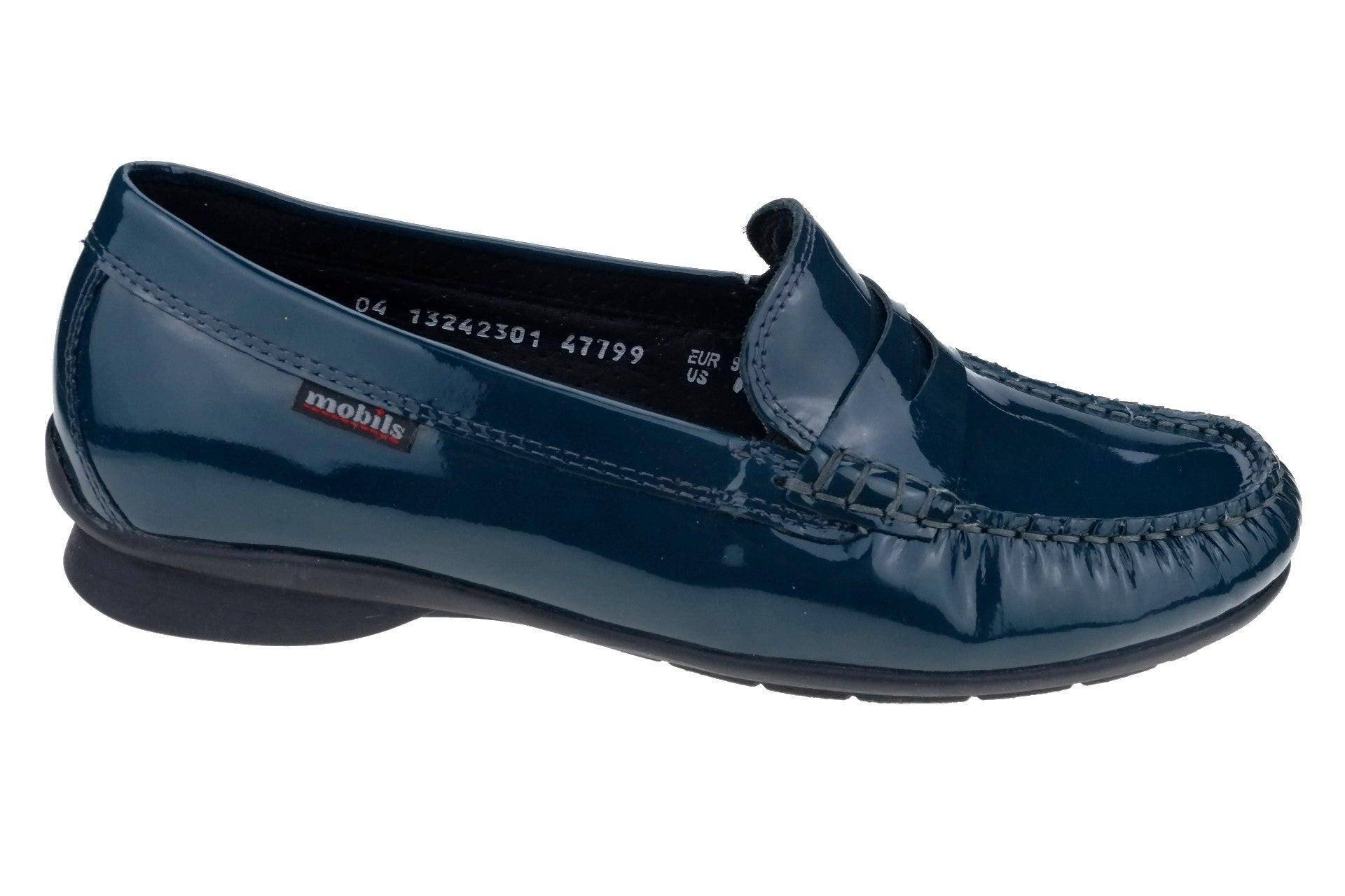 Crizia - Leder Mokassin Damen Blau 40.5 von Mephisto