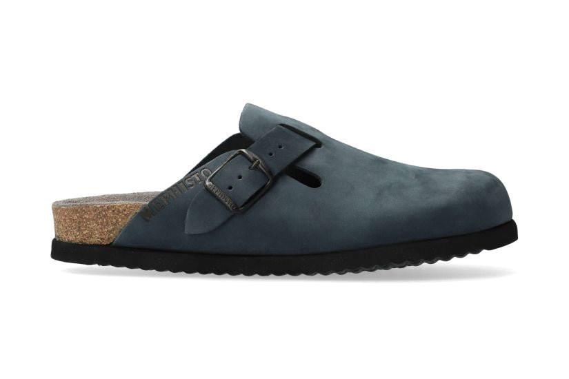 Nathan - Nubuk Sandale Herren Blau 41 von Mephisto