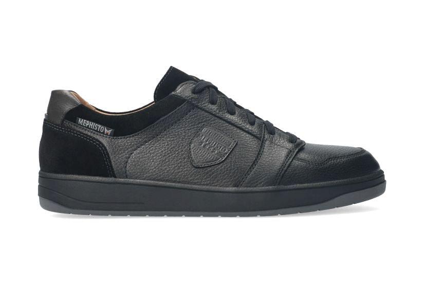 Hugh - Leder Sneaker Herren Schwarz 41 von Mephisto