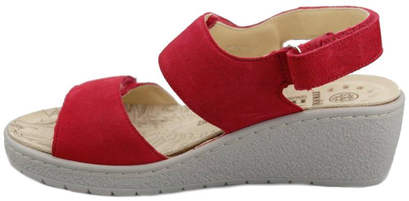 Pam Spark - Wildleder Sandale Damen Rot 42 von Mephisto