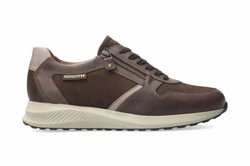 Dino - Leder Sneaker Herren Braun 46.5 von Mephisto