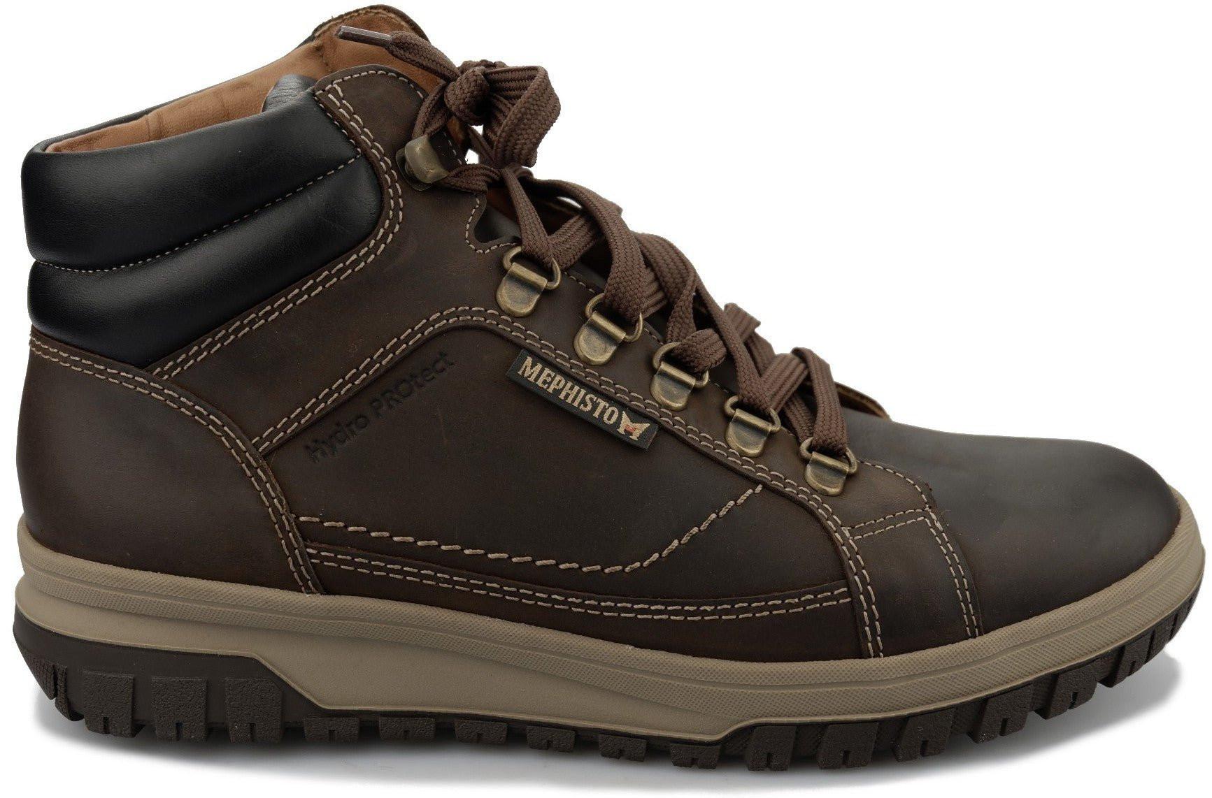 Pitt - Leder Stiefelette Herren Braun 46.5 von Mephisto