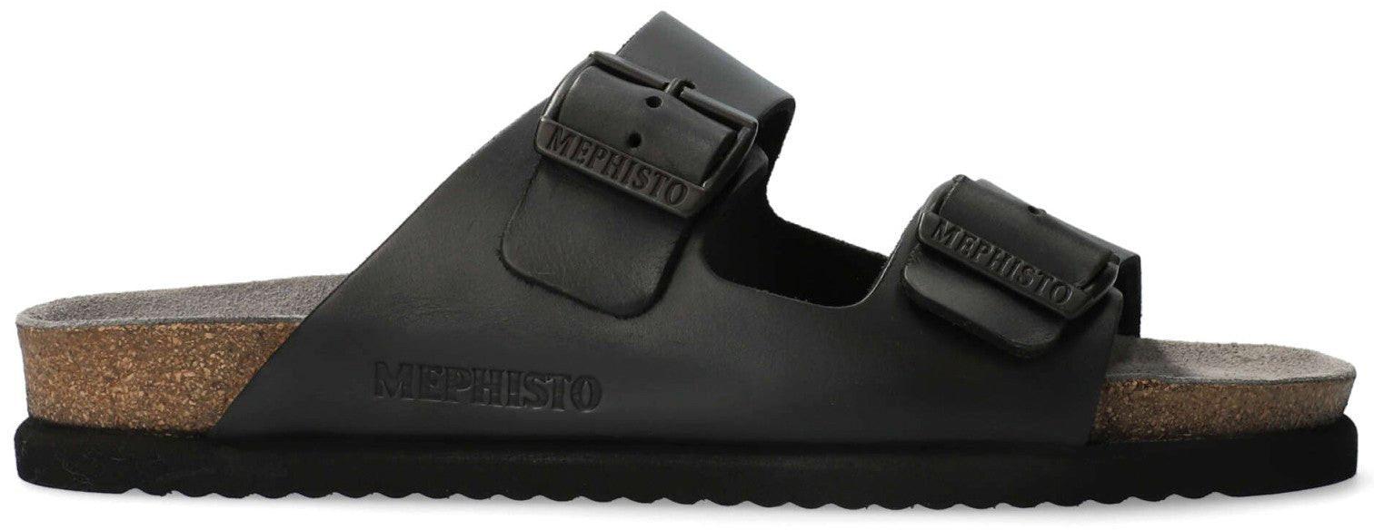 Nerio - Leder Sandale Herren Schwarz 47 von Mephisto