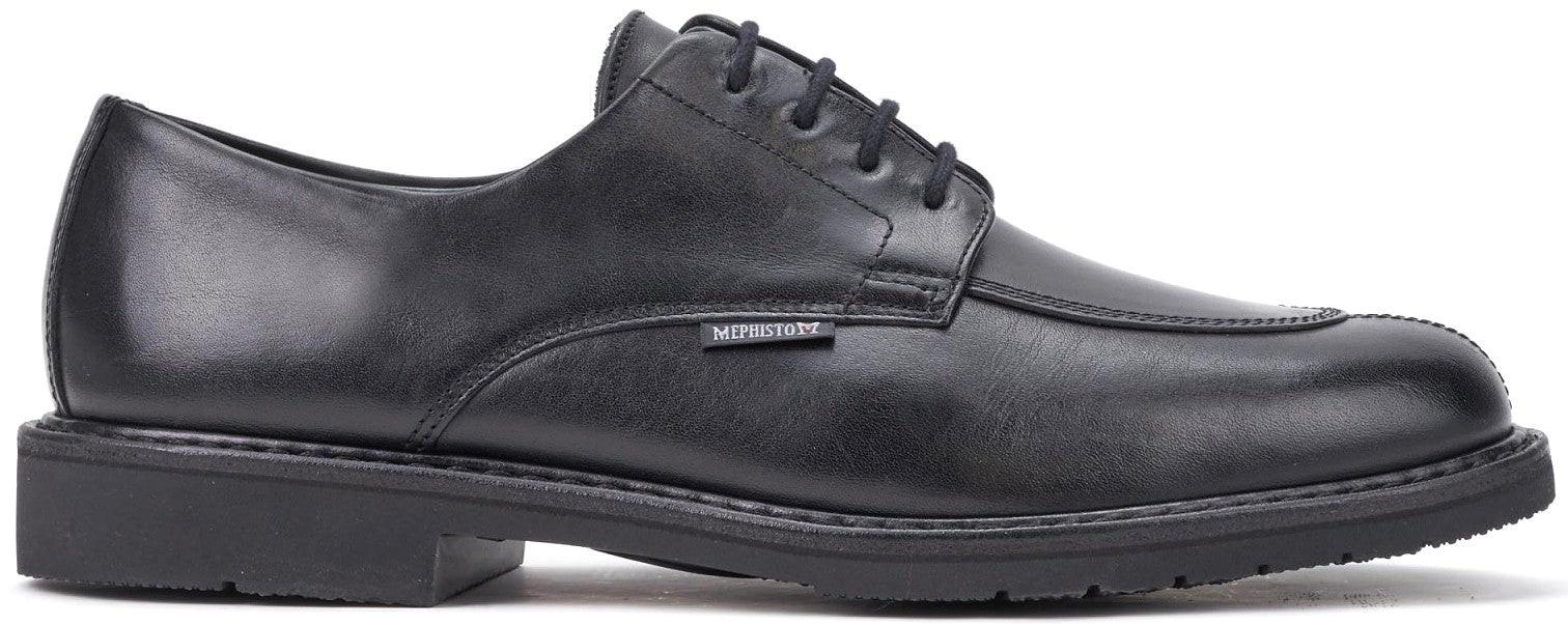 Mike - Leder Schnürschuh Herren Schwarz 44.5 von Mephisto