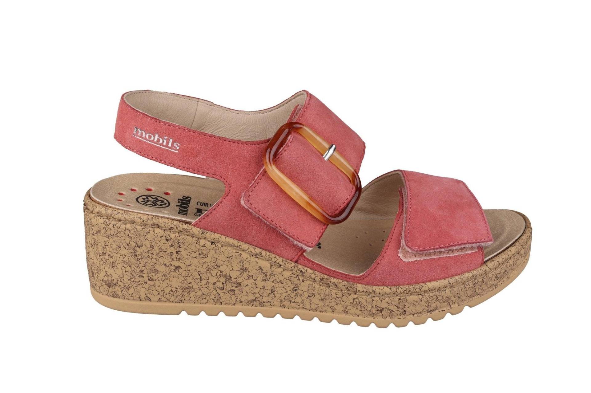 Nasma - Wildleder Sandale Damen Rosa 39 von Mephisto