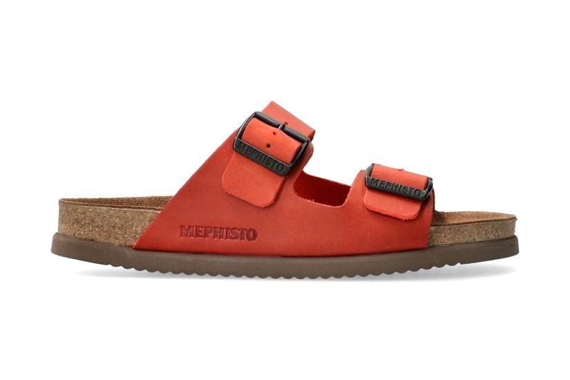 Nerio - Leder Sandale Herren Rot 40 von Mephisto