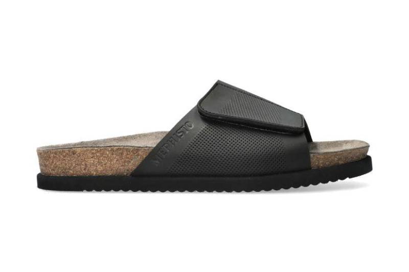 Nilton - Leder Flip Flop Herren Schwarz 39 von Mephisto