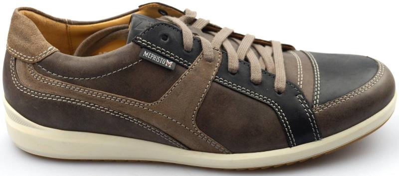 Noris - Leder Sneaker Herren Grau 40.5 von Mephisto